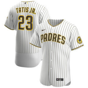 Men's San Diego Padres Fernando Tatis Jr. Nike White/Brown Home Player Jersey