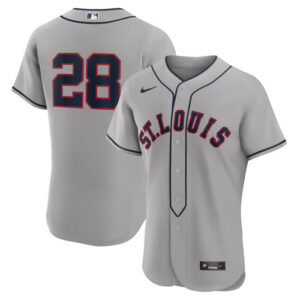 Men's St. Louis Cardinals Nolan Arenado Nike Gray 2024 Rickwood Classic Player Jersey