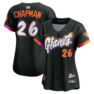 Women's San Francisco Giants Matt Chapman Nike Anthracite 2025 City Connect Limited Jersey