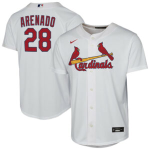 Youth St. Louis Cardinals Nolan Arenado Nike White Home Replica Player Jersey