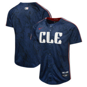 Youth Cleveland Guardians Nike Navy 2024 City Connect Limited Jersey