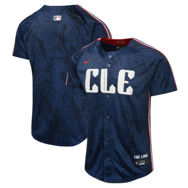 Youth Cleveland Guardians Nike Navy 2024 City Connect Limited Jersey