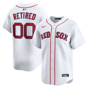 Men's Boston Red Sox Nike White Home Limited Pick-A-Player Retired Roster Jersey