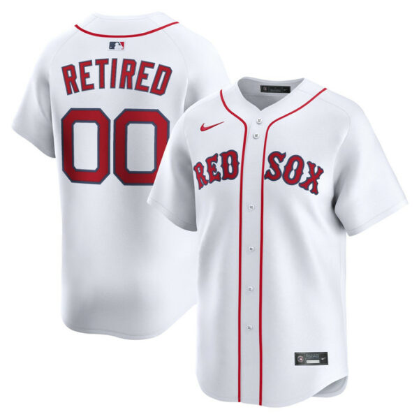Men's Boston Red Sox Nike White Home Limited Pick-A-Player Retired Roster Jersey