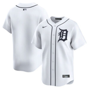 Men's Detroit Tigers Nike White Home Limited Jersey