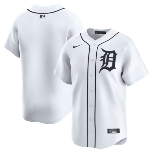 Men's Detroit Tigers Nike White Home Limited Jersey