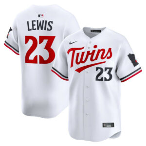 Men's Minnesota Twins Royce Lewis Nike White Home Limited Player Jersey