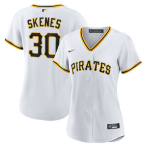 Women's Pittsburgh Pirates Paul Skenes Nike White Home Replica Player Jersey