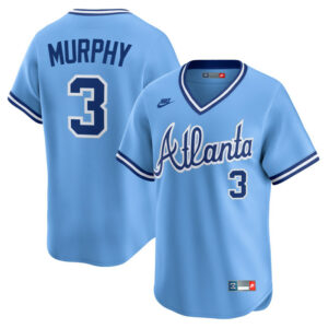 Men's Atlanta Braves Dale Murphy Nike Light Blue Throwback Cooperstown Collection Limited Jersey