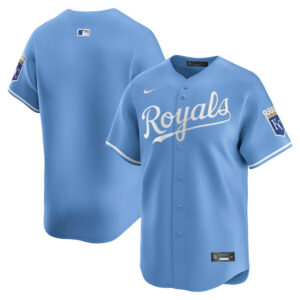 Men's Kansas City Royals Nike Light Blue Alternate Limited Jersey