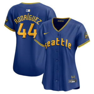 Women's Seattle Mariners Julio Rodriguez Nike Royal City Connect Limited Player Jersey