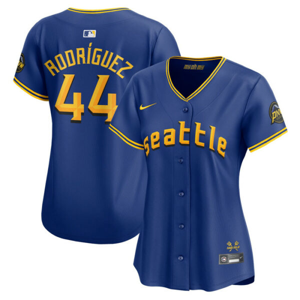 Women's Seattle Mariners Julio Rodriguez Nike Royal City Connect Limited Player Jersey