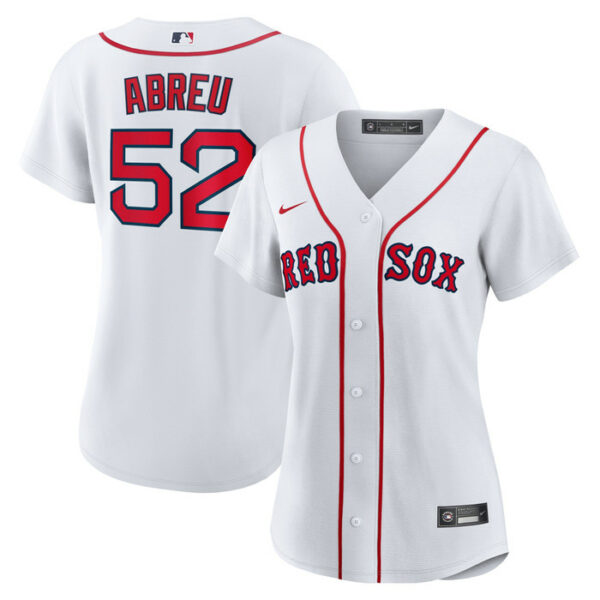 Women's Boston Red Sox Wilyer Abreu Nike White Home Replica Jersey