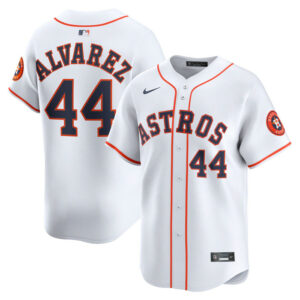 Men's Houston Astros Yordan Alvarez Nike White Home Limited Player Jersey