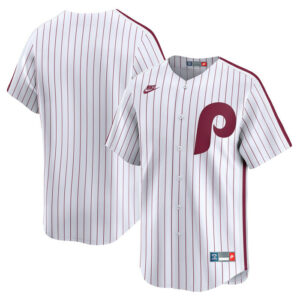 Men's Philadelphia Phillies Nike White Cooperstown Collection Limited Jersey