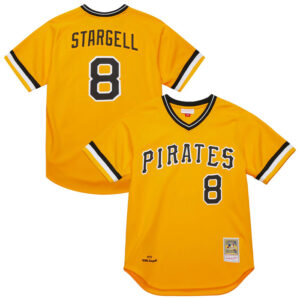 Men's Pittsburgh Pirates Willie Stargell Mitchell & Ness Gold 1979 Throwback Jersey