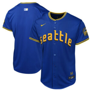 Youth Seattle Mariners Nike Blue City Connect Limited Jersey