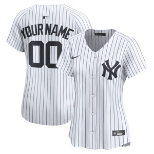 Women's New York Yankees Nike White Home Limited Custom Jersey