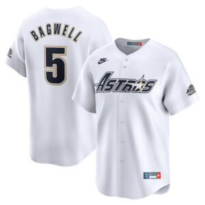 Men's Houston Astros Jeff Bagwell Nike White Throwback Cooperstown Collection Limited Jersey