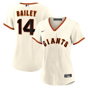Women's San Francisco Giants Patrick Bailey Nike Cream Home Replica Jersey