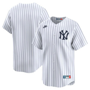 Men's New York Yankees Nike White Throwback Cooperstown Collection Limited Jersey