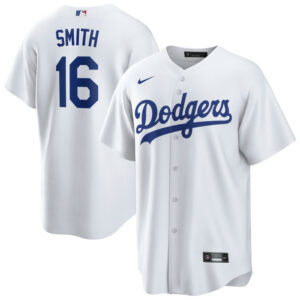 Men's Los Angeles Dodgers Will Smith Nike White Home Replica Player Jersey