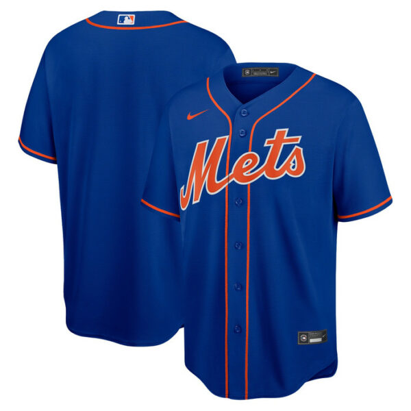 Men's New York Mets Nike Royal Big & Tall Alternate Replica Team Jersey