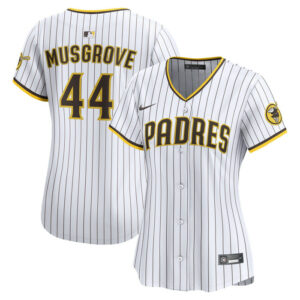Women's San Diego Padres Joe Musgrove Nike White Home Limited Jersey