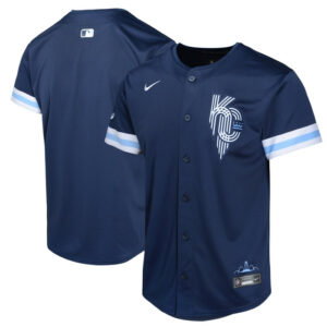 Youth Kansas City Royals Nike Navy City Connect Limited Jersey