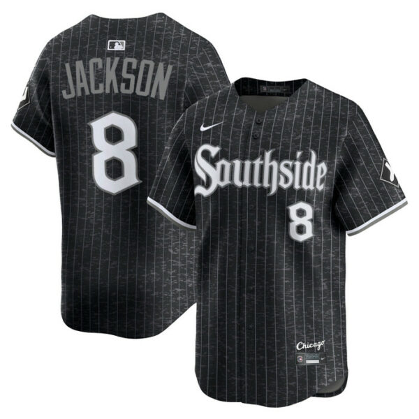 Men's Chicago White Sox Bo Jackson Nike Black City Connect Limited Player Jersey
