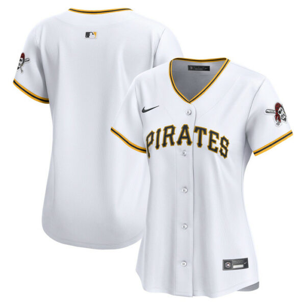 Women's Pittsburgh Pirates Nike White Home Limited Jersey