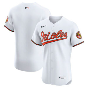 Men's Baltimore Orioles Nike White Home Elite Jersey
