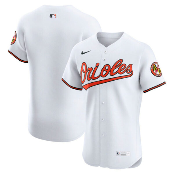 Men's Baltimore Orioles Nike White Home Elite Jersey