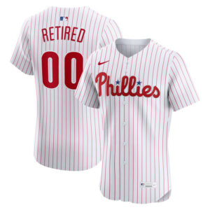 Men's Philadelphia Phillies Nike White Home Elite Pick-A-Player Retired Roster Jersey