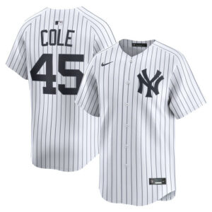 Men's New York Yankees Gerrit Cole Nike White Home Limited Player Jersey