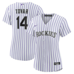 Women's Colorado Rockies Ezequiel Tovar Nike White Home Replica Jersey