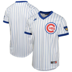 Youth Chicago Cubs Nike White Limited Cooperstown Collection Jersey