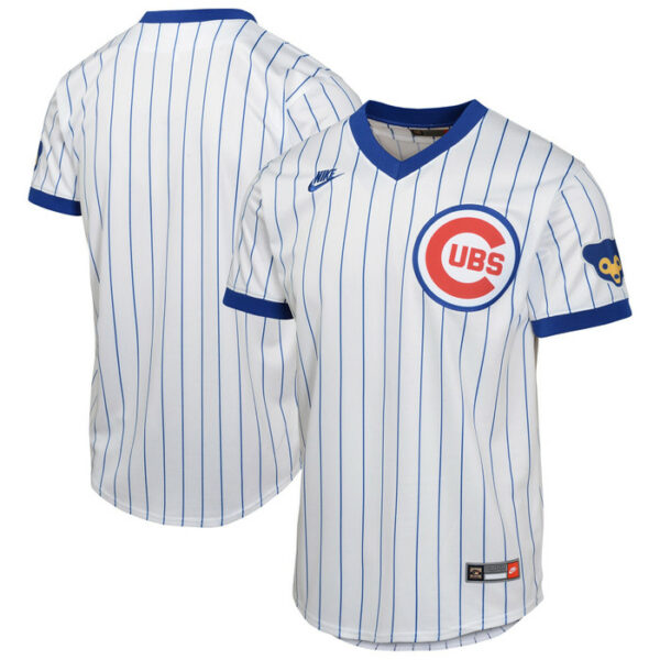 Youth Chicago Cubs Nike White Limited Cooperstown Collection Jersey