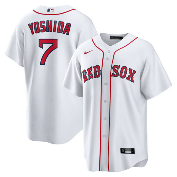 Men's Boston Red Sox Masataka Yoshida Nike White Replica Player Jersey