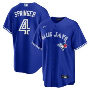 Men's Toronto Blue Jays George Springer Nike Royal Alternate Replica Player Jersey