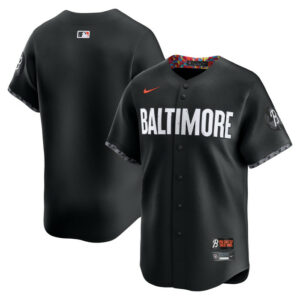 Men's Baltimore Orioles Nike Black City Connect Limited Jersey