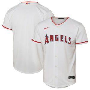 Youth Los Angeles Angels Nike White Home Replica 2.0 Jersey