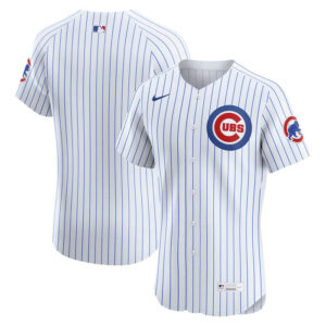 Men's Chicago Cubs Nike White Home Elite Jersey