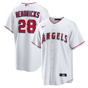 Men's Los Angeles Angels Kyle Hendricks Nike White Home Replica Jersey