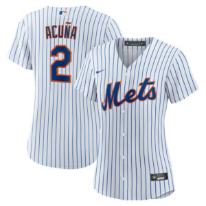 Women's New York Mets Luisangel Acuna Nike White Home Replica Player Jersey