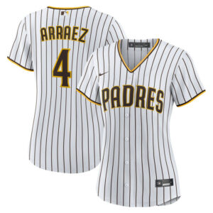Women's San Diego Padres Luis Arraez Nike White Home Replica Jersey
