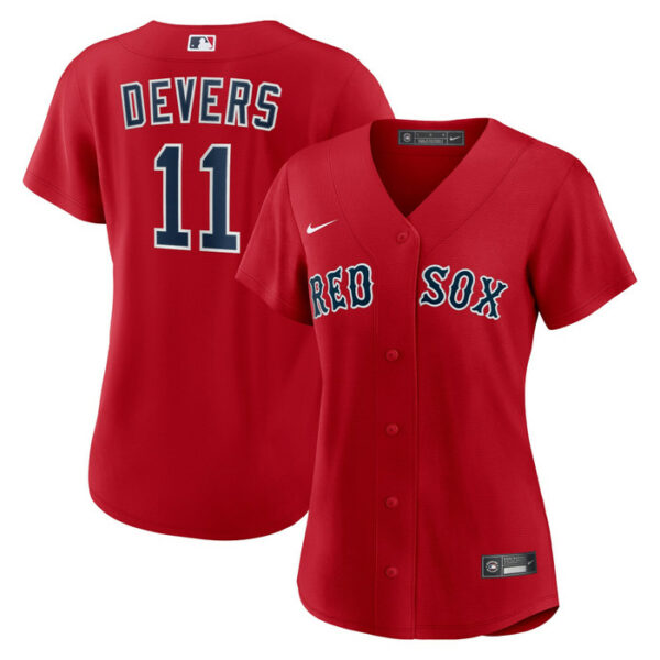 Women's Boston Red Sox Rafael Devers Nike Red Alternate Replica Player Jersey