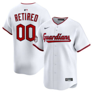 Men's Cleveland Guardians Nike White Home Limited Pick-A-Player Retired Roster Jersey