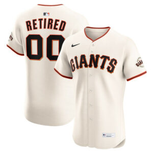 Men's San Francisco Giants Nike Cream Home Elite Pick-A-Player Retired Roster Jersey