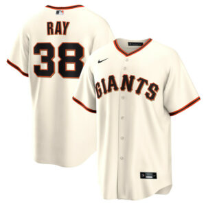 Men's San Francisco Giants Robbie Ray Nike Cream Home Replica Jersey